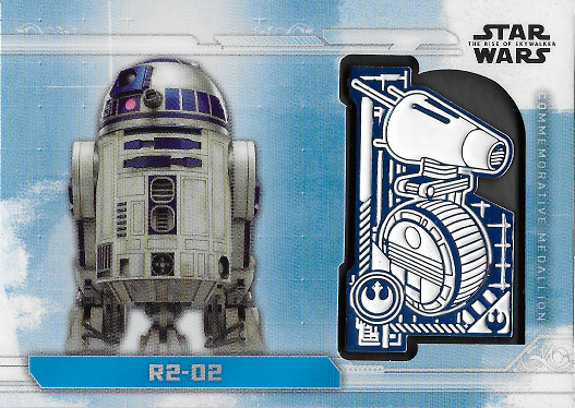 2019 Topps Star Wars The Rise of Skywalker Medallions #MC-DR R2-D2 - D-O