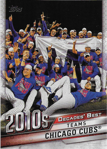 2020 Topps Decades' Best #DB-83 Chicago Cubs