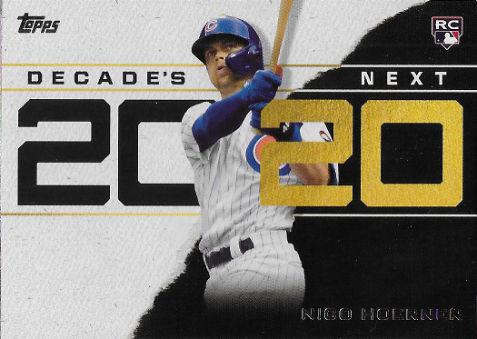 2020 Topps Decade's Next #DN-22 Nico Hoerner RC