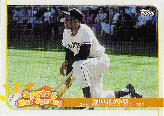 2020 Topps Opening Day Spring has Sprung #SHS-5 Willie Mays