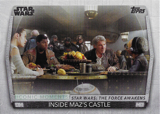 2020 Topps Women of Star Wars Iconic Moments #IM-18 Inside Maz's Castle