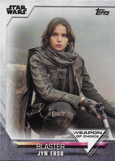 2020 Topps Women of Star Wars Weapon of Choice #WC-4 Jyn Erso