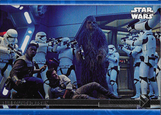 2020 Topps Star Wars The Rise of Skywalker Blue #37 Surrounded Again
