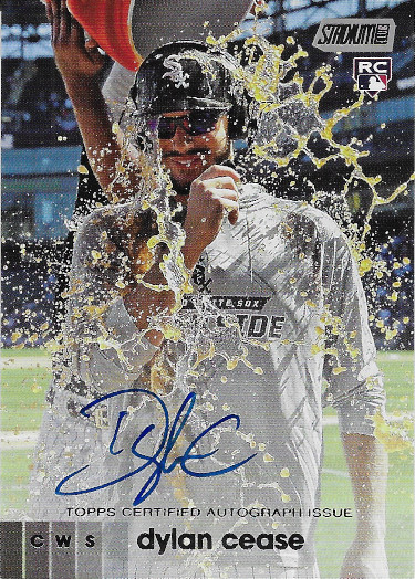 2020 Stadium Club Autograph #ADCE Dylan Cease RC