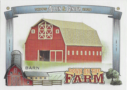 2020 Allen & Ginter Down on the Farm #DF-BA Barn