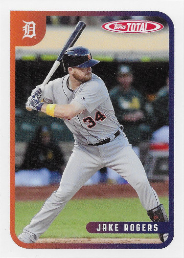 2020 Topps Total #704 Jake Rogers