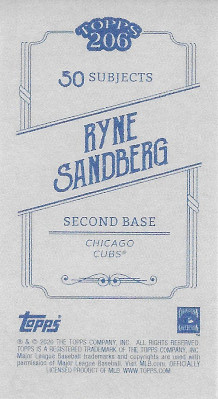 2020 Topps 206 # Ryne Sandberg