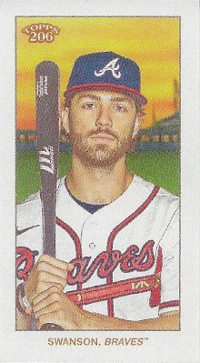 2020 Topps 206 # Dansby Swanson