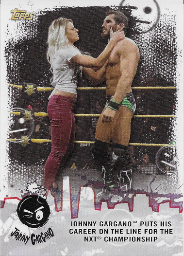 2020 Topps WWE NXT Johnny Gargano Tribute #JG-11 Johnny Gargano Puts His Career on the Line for the NXT Championship