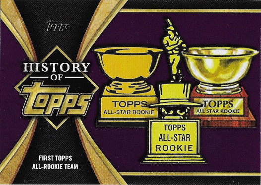2021 Topps History of Topps #HOT-4 First Topps All-Rookie Team