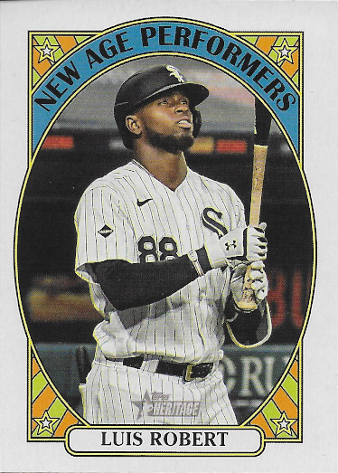 2021 Topps Heritage New Age Performers #NAP-1 Luis Robert
