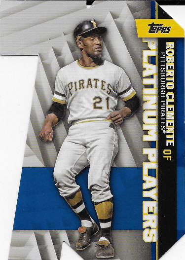 2021 Topps Platinum Players Die-Cuts Blue #PDC-28 Roberto Clemente