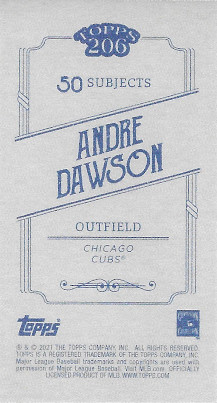 2021 Topps 206 # Andre Dawson