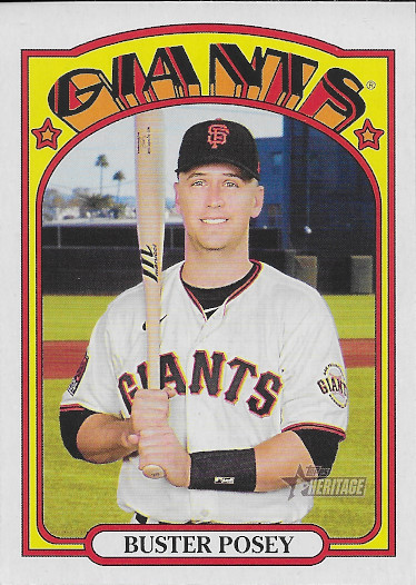2021 Topps Heritage #556 Buster Posey