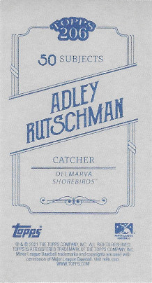 2021 Topps 206 # Adley Rutschman