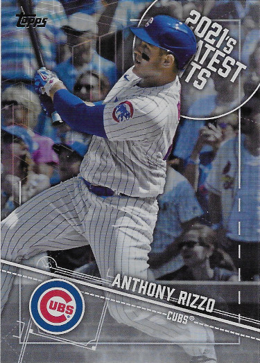 2022 Topps Greatest Hits #21GH-6 Anthony Rizzo