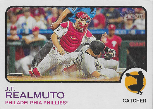 2022 Topps Heritage #124 J.T. Realmuto