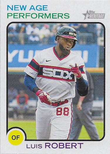 2022 Topps Heritage New Age Performers #NAP-11 Luis Robert