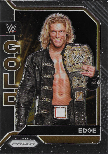 2022 Panini Prizm WWE WWE Gold #11 Edge