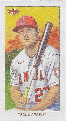 2022 Topps 206 # Mike Trout