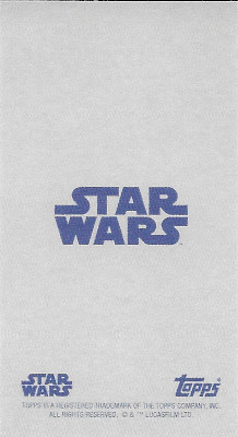 2022 Topps 206 Star Wars Star Wars Logo Back # Stormtrooper