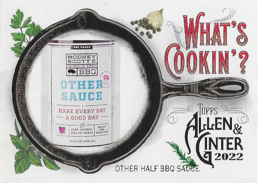 2022 Allen & Ginter What's Cookin'? #WC-11 Other Half BBQ Sauce