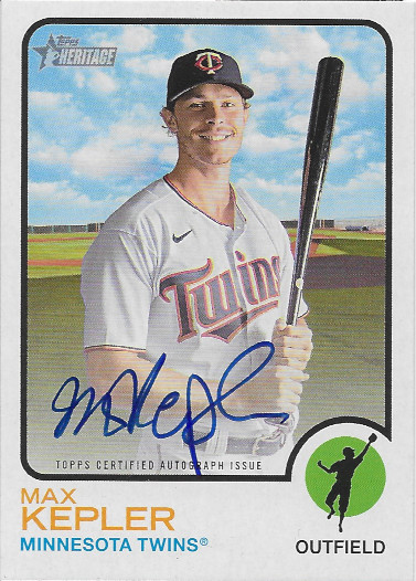 2022 Topps Heritage Real One Autographs #ROA-MK Max Kepler