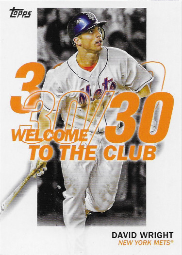 2023 Topps Welcome to the Club #WC-5 David Wright