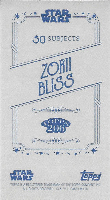 2022 Topps 206 Star Wars # Zorii Bliss
