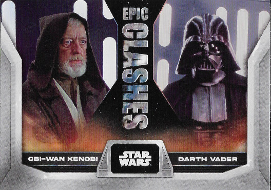 2023 Topps Star Wars Epic Clashes #EC-12 Obi-Wan Kenobi/Darth Vader