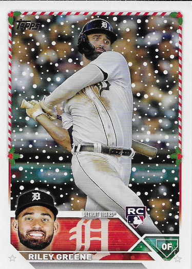2023 Topps Holiday #H70 Riley Greene RC