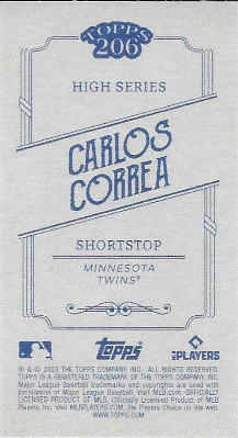 2023 Topps 206 All-Star Background # Carlos Correa