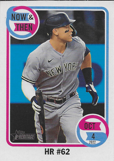 2023 Topps Heritage Now and Then #NT-2 Aaron Judge