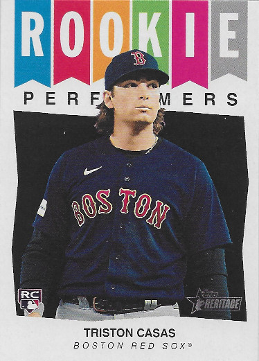 2023 Topps Heritage Rookie Performers #RP-14 Triston Casas RC