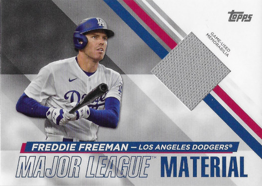 2024 Topps Major League Material Relics #MLM-FF Freddie Freeman