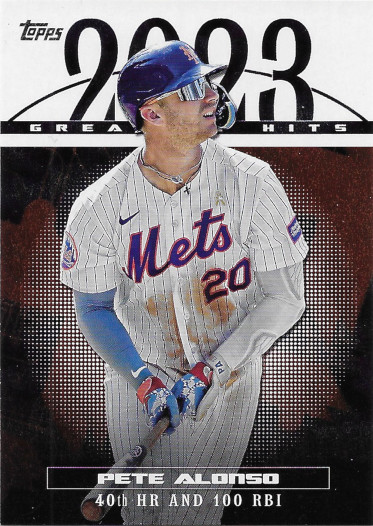 2024 Topps Greatest Hits #23GH-21 Pete Alonso