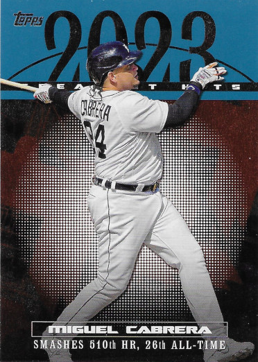 2024 Topps Greatest Hits Blue #23GH-24 Miguel Cabrera