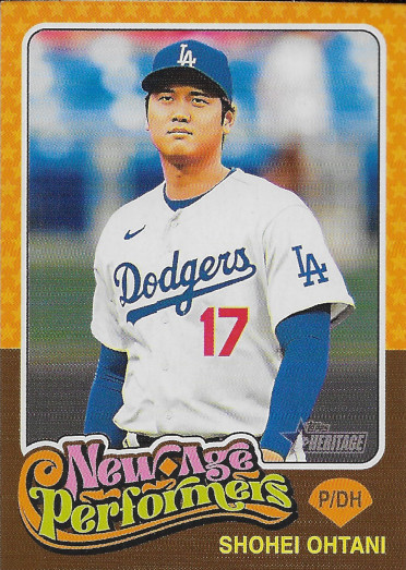 2024 Topps Heritage New Age Performers #NAP-1 Shohei Ohtani
