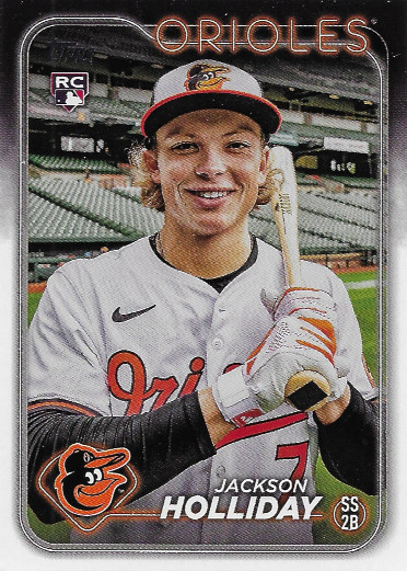 2024 Topps #697 Jackson Holliday RC SSP (Black Box)