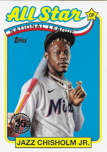 2024 Topps 1989 Topps All-Stars #89ASB-9 Jazz Chisholm Jr.