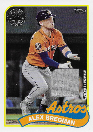 2024 Topps 1989 Topps Relics #89R2-AB Alex Bregman