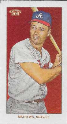 2024 Topps 206 American Beauty # Eddie Mathews