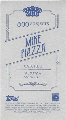 2024 Topps 206 # Mike Piazza