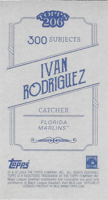 2024 Topps 206 # Ivan Rodriguez