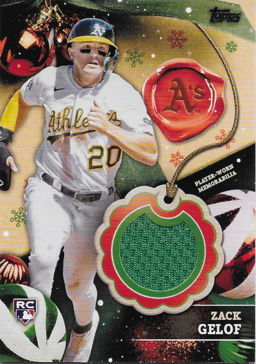 2024 Topps Holiday Relics #RC-ZG Zack Gelof RC
