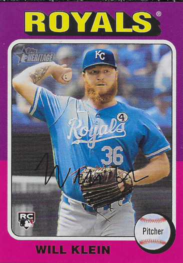 2024 Topps Heritage #723 Will Klein RC SP