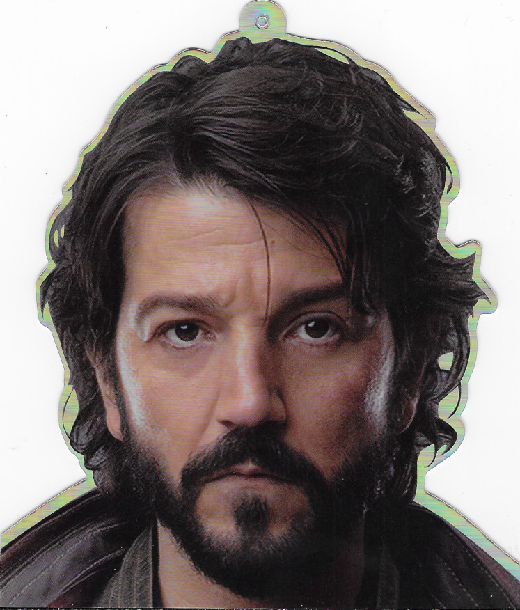 2025 Topps Chrome Star Wars Oversize Heads Up Die-Cut #CDC-12 Cassian Andor