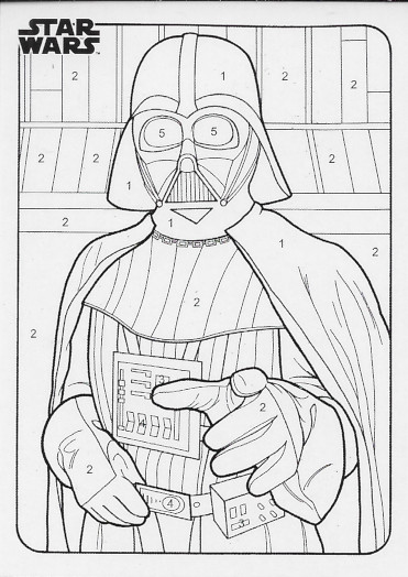 2025 Topps Chrome Star Wars By the Number #CP-7 Darth Vader