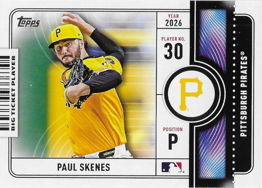 2026 Topps Big Ticket Players #BTP-14 Paul Skenes