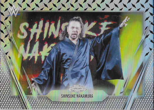 2026 Topps Chrome WWE Diamond Plate Refractor #36 Shinsuke Nakamura